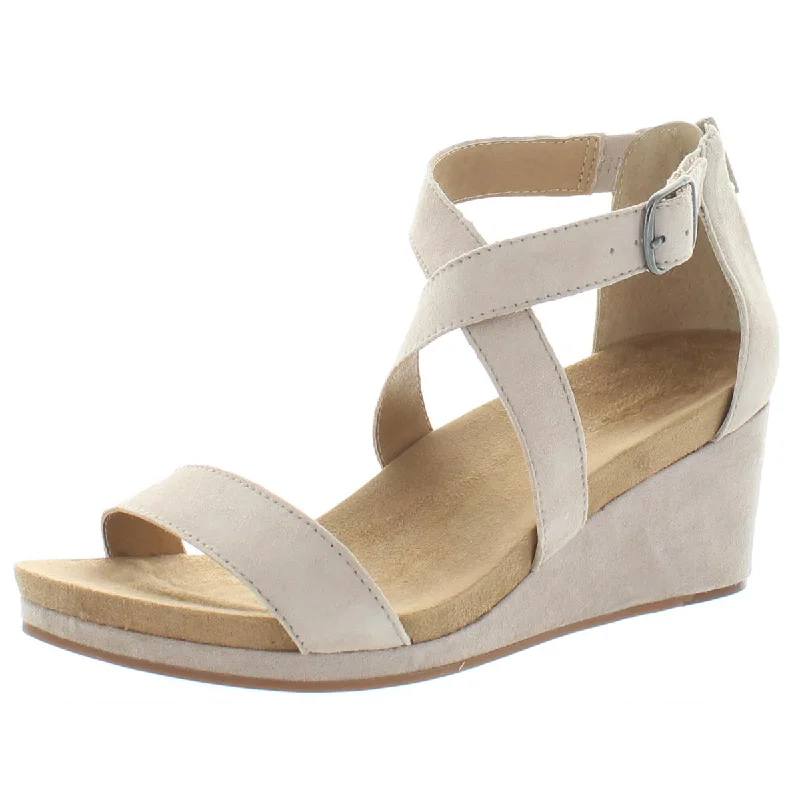 Anti - Slip Women's Sandals with a Grooved Sole in Green for Outdoor AdventuresAnti - Slip Women's Sandals with a Grooved Sole in Green for Outdoor AdventuresLucky Brand Women's Kenadee Suede Criss-Cross Strap Wedge Sandal