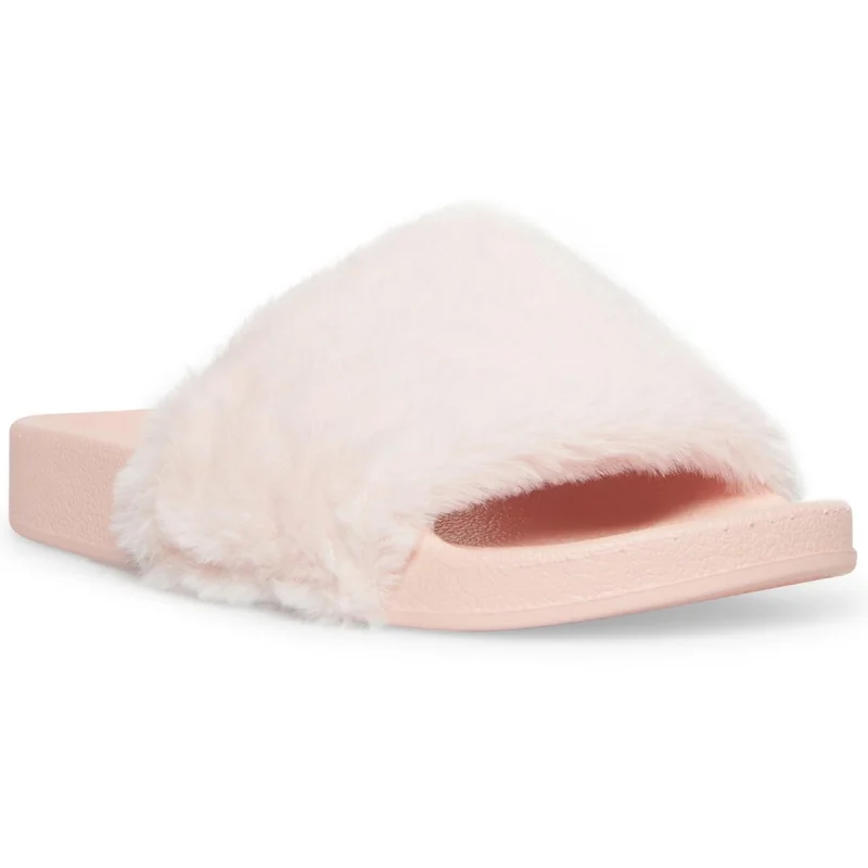 Women's Flat Slide Sandals with a Memory Foam Insole in White for All - Day ComfortWomen's Flat Slide Sandals with a Memory Foam Insole in White for All - Day ComfortMadden Girl Womens Fancy Solid Slip On Slide Sandals Women's Flat Slide Sandals with a Memory Foam Insole in White for All - Day ComfortWomen's Flat Slide Sandals with a Memory Foam Insole in White for All - Day ComfortMadden Girl Womens Fancy Solid Slip On Slide Sandals