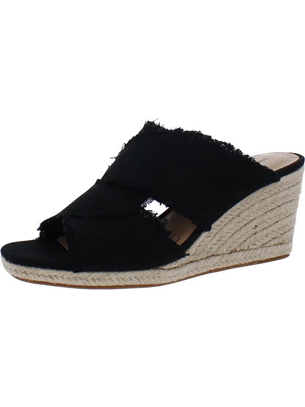 Women's Sandals with a Glitter - Coated Strap in Gold for a Sparkly Summer OutfitMadgie Womens Criss-Cross Denim Wedge Sandals Women's Sandals with a Glitter - Coated Strap in Gold for a Sparkly Summer OutfitMadgie Womens Criss-Cross Denim Wedge Sandals