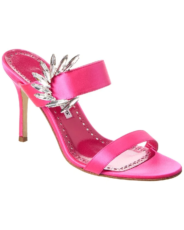 Adjustable Strap Women's Sandals with a Padded Heel in Pink for a Custom FitAdjustable Strap Women's Sandals with a Padded Heel in Pink for a Custom FitManolo Blahnik Chivela 90 Satin Sandal Adjustable Strap Women's Sandals with a Padded Heel in Pink for a Custom FitAdjustable Strap Women's Sandals with a Padded Heel in Pink for a Custom FitManolo Blahnik Chivela 90 Satin Sandal