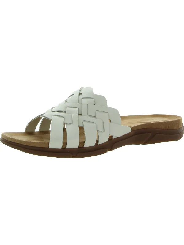 Lightweight Women's Mesh - Paneled Sandals in Yellow for BreathabilityLightweight Women's Mesh - Paneled Sandals in Yellow for BreathabilityMarsha Womens Woven Leather Wedge Sandals
