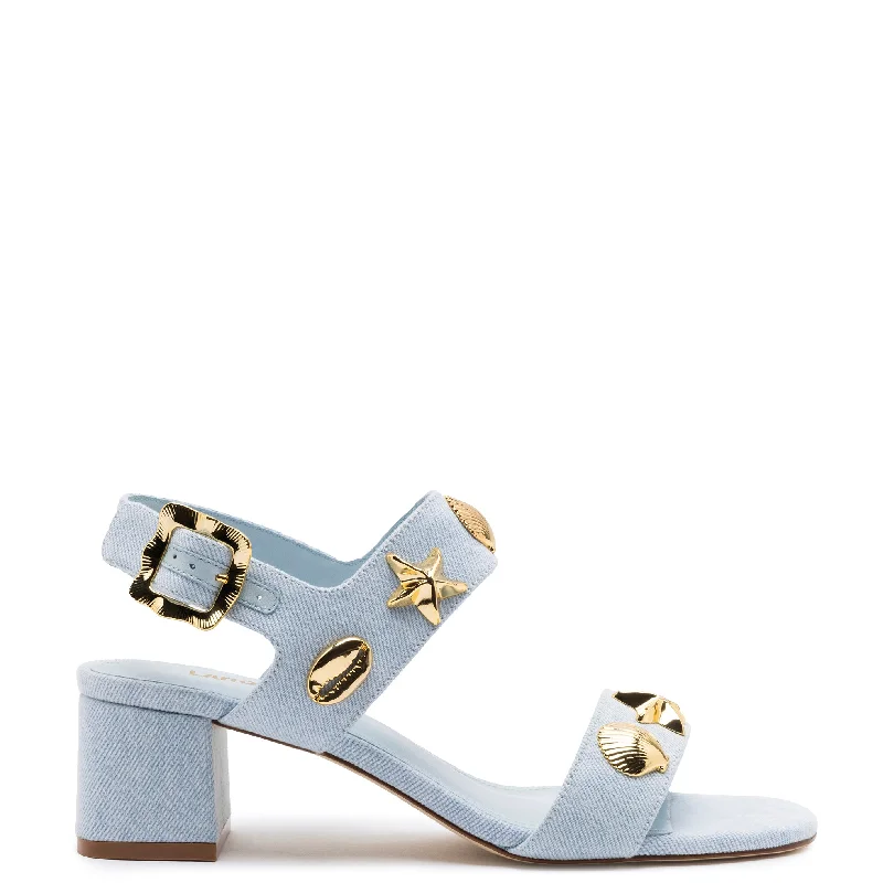Women's Sandals with a Wedge Heel and a Tassel Detail in Orange for a Trendy LookMadison Block In Maya Denim Women's Sandals with a Wedge Heel and a Tassel Detail in Orange for a Trendy LookMadison Block In Maya Denim