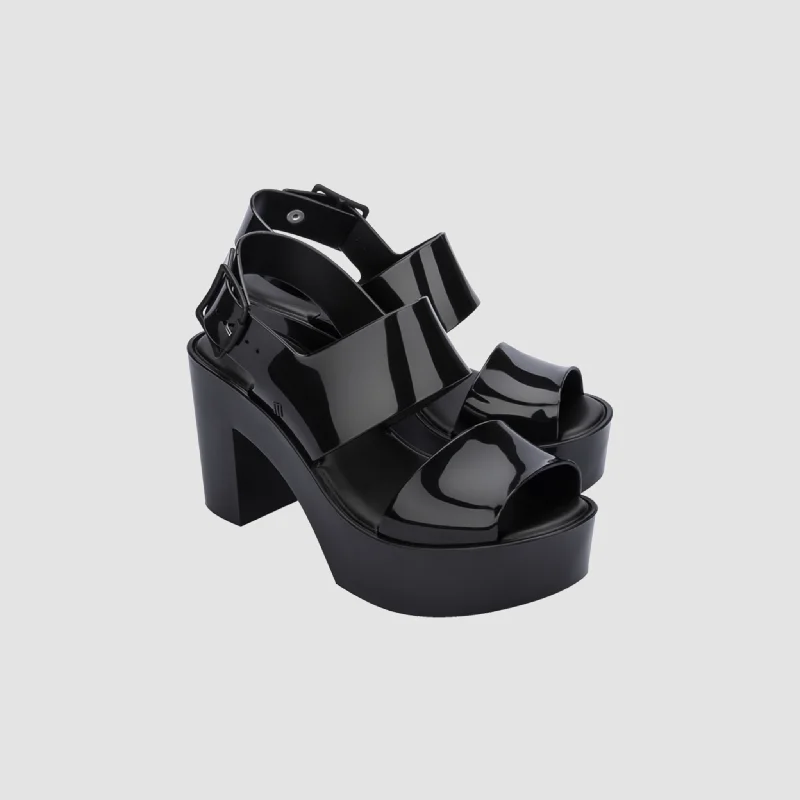 Plus Size Women's Wide - Width Platform Sandals in Black for Added Comfort and HeightPlus Size Women's Wide - Width Platform Sandals in Black for Added Comfort and HeightMELISSA MULE III Plus Size Women's Wide - Width Platform Sandals in Black for Added Comfort and HeightPlus Size Women's Wide - Width Platform Sandals in Black for Added Comfort and HeightMELISSA MULE III