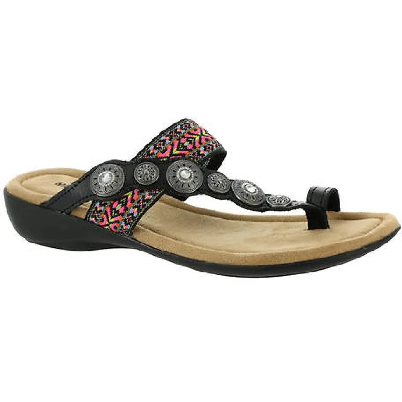 Women's Strappy Gladiator Sandals with Buckle Closures in Tan for a Boho LookWomen's Strappy Gladiator Sandals with Buckle Closures in Tan for a Boho LookMinnetonka Womens Sasha Slip On Embellished Slide Sandals
