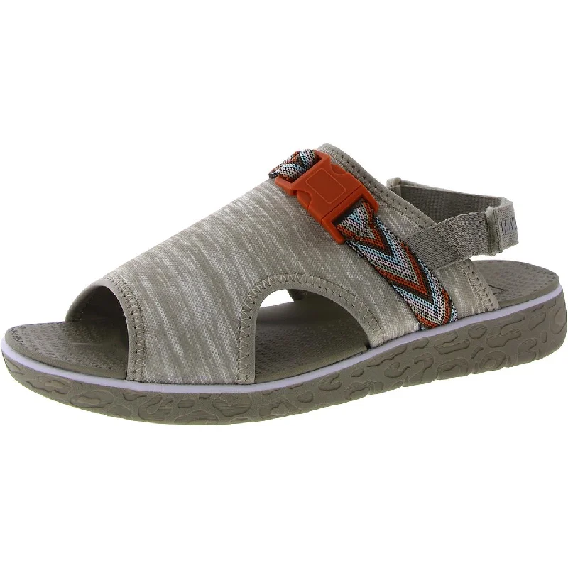 Women's Rhinestone - Embellished Open - Toe Sandals in Silver for a Glamorous Party LookWomen's Rhinestone - Embellished Open - Toe Sandals in Silver for a Glamorous Party LookMuk Luks Womens Boardwalk Parade Microfiber Slingback Mule Sandals