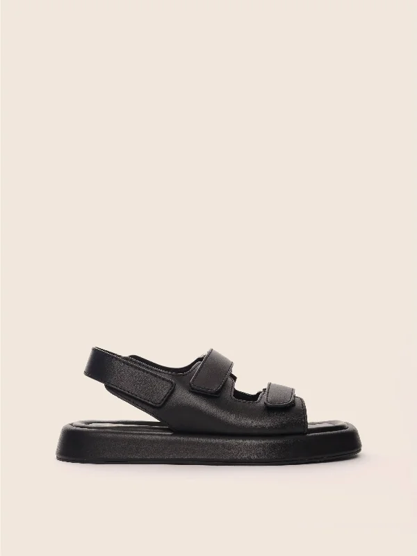 Plus Size Women's Wide - Width Platform Sandals in Black for Added Comfort and HeightMurcia Black Sandal Plus Size Women's Wide - Width Platform Sandals in Black for Added Comfort and HeightMurcia Black Sandal