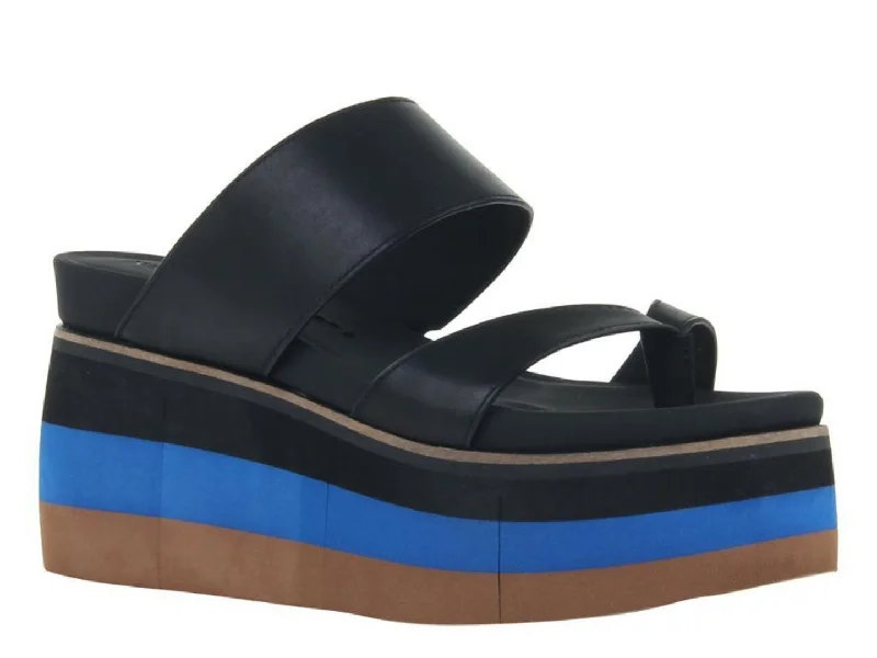 Shock - Absorbing Women's Sandals with a Soft Insole in Black for Active LifestylesNaked Feet: Flux in Black Wedge Sandals Shock - Absorbing Women's Sandals with a Soft Insole in Black for Active LifestylesNaked Feet: Flux in Black Wedge Sandals