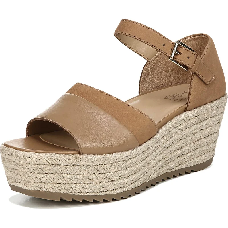 Women's Cork - Soled Espadrille Sandals with a Rope - Trimmed Upper in Navy for a Summer VibeNaturalizer Womens Opal Leather Espadrille Wedge Sandals Women's Cork - Soled Espadrille Sandals with a Rope - Trimmed Upper in Navy for a Summer VibeNaturalizer Womens Opal Leather Espadrille Wedge Sandals