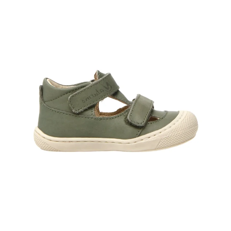 Anti - Slip Women's Sandals with a Grooved Sole in Green for Outdoor AdventuresAnti - Slip Women's Sandals with a Grooved Sole in Green for Outdoor AdventuresNaturino Toddler's (Sizes 19-22) Sage Leather Open T-Strap