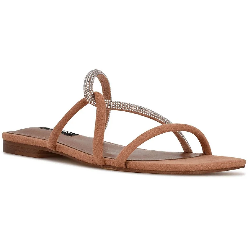 Shock - Absorbing Women's Sandals with a Soft Insole in Black for Active LifestylesShock - Absorbing Women's Sandals with a Soft Insole in Black for Active LifestylesNine West Womens Meaa 2 Shimmer Open Toe Slide Sandals