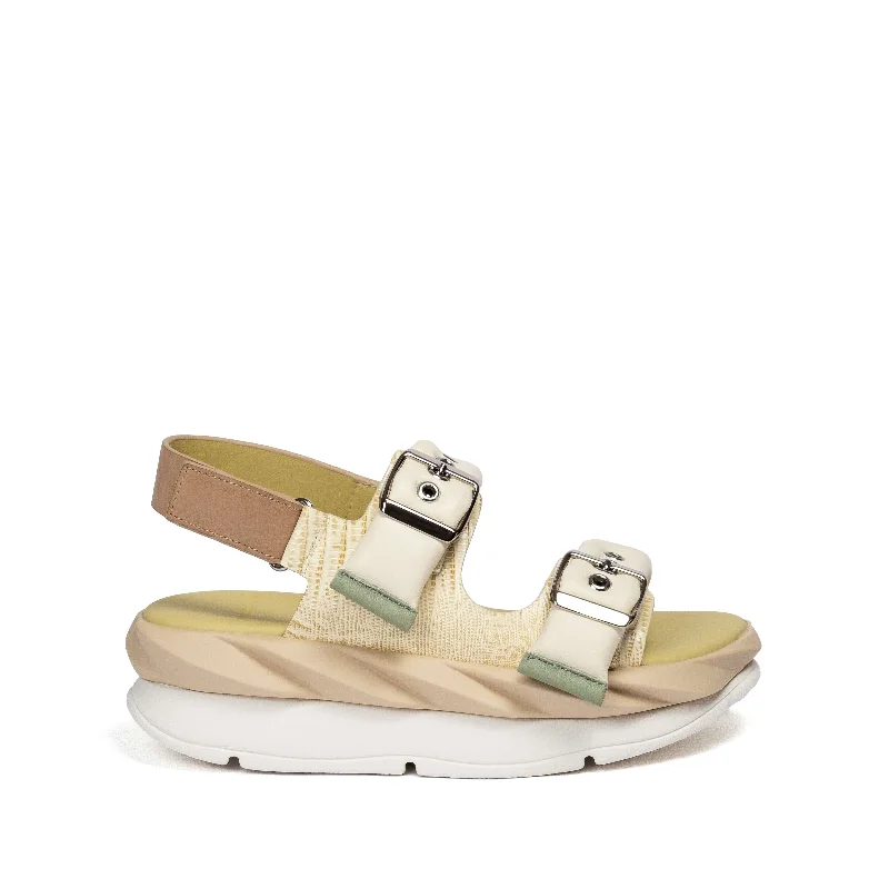 Sustainable Women's Recycled Material Sandals in Beige for Eco - Conscious ShoppersMELLOW VITA CREAM Sustainable Women's Recycled Material Sandals in Beige for Eco - Conscious ShoppersMELLOW VITA CREAM