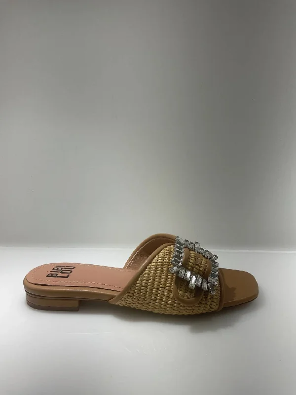 Women's Flat Slide Sandals with a Memory Foam Insole in White for All - Day ComfortWomen's Flat Slide Sandals with a Memory Foam Insole in White for All - Day ComfortPriah In Natural Women's Flat Slide Sandals with a Memory Foam Insole in White for All - Day ComfortWomen's Flat Slide Sandals with a Memory Foam Insole in White for All - Day ComfortPriah In Natural