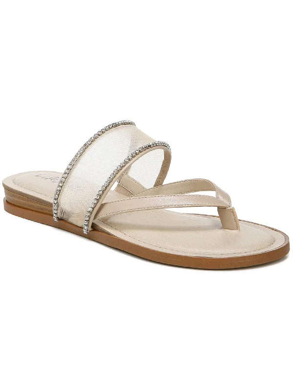 Orthopedic Women's Sandals with Arch Support in Gray for Foot HealthOrthopedic Women's Sandals with Arch Support in Gray for Foot HealthRadiant Glow Womens Faux Leather Slip On Slide Sandals