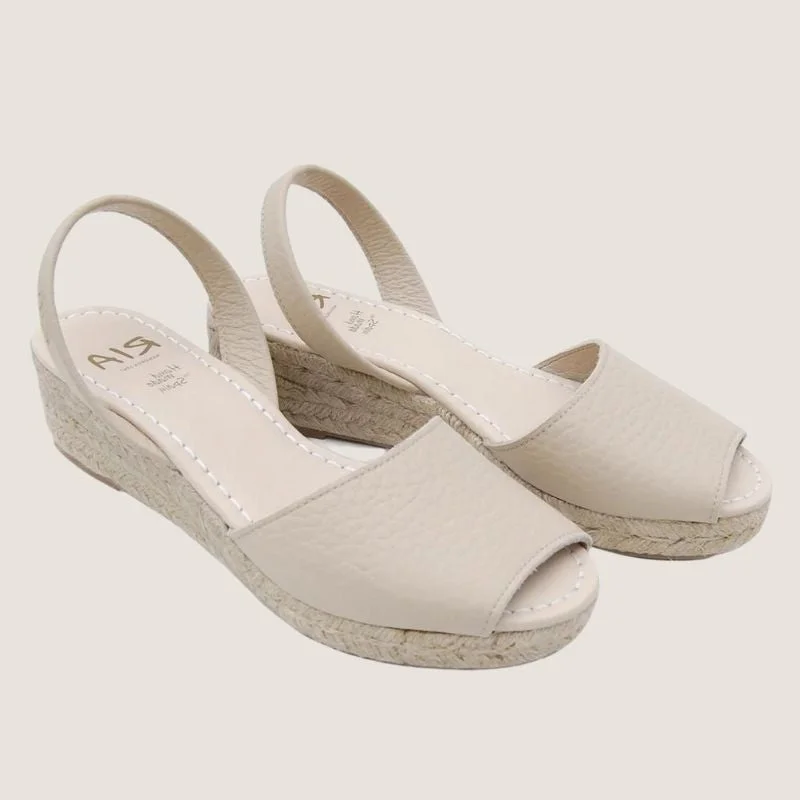 Women's Cork - Soled Espadrille Sandals with a Rope - Trimmed Upper in Navy for a Summer VibeWomen's Cork - Soled Espadrille Sandals with a Rope - Trimmed Upper in Navy for a Summer VibeRia Menorca Vicki Avarcas Espadrille
