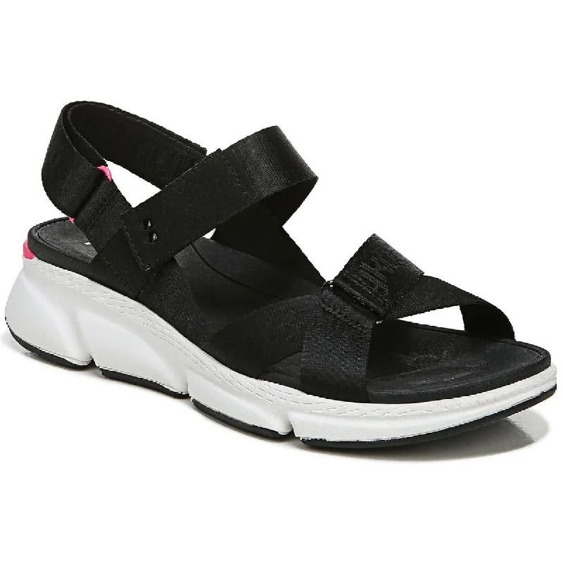 Child - Friendly Women's Sandals with a Secure Buckle in Purple for Moms on the GoRyka Womens Better Half Strappy Wedge Slingback Sandals Child - Friendly Women's Sandals with a Secure Buckle in Purple for Moms on the GoRyka Womens Better Half Strappy Wedge Slingback Sandals