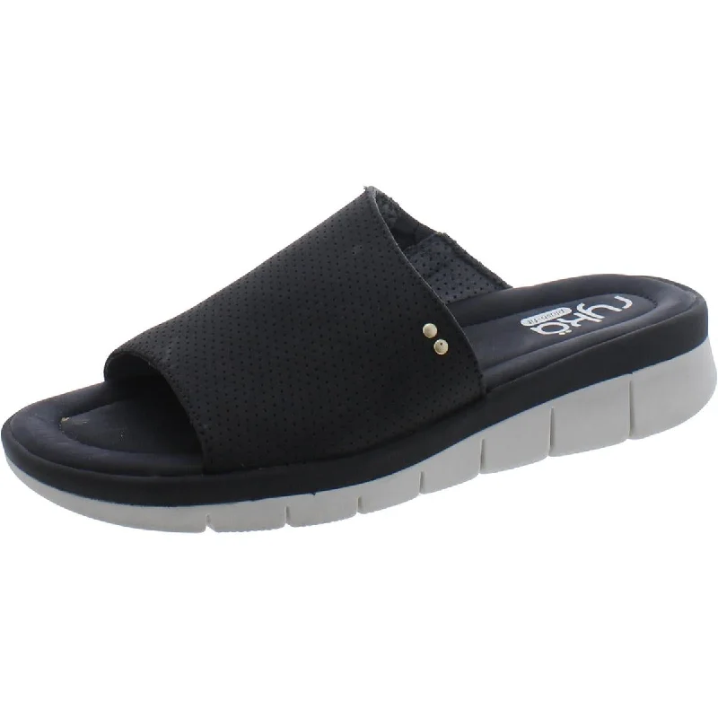 Anti - Slip Women's Sandals with a Grooved Sole in Green for Outdoor AdventuresRyka Womens Ellie Padded Insole Perforated Slide Sandals Anti - Slip Women's Sandals with a Grooved Sole in Green for Outdoor AdventuresRyka Womens Ellie Padded Insole Perforated Slide Sandals