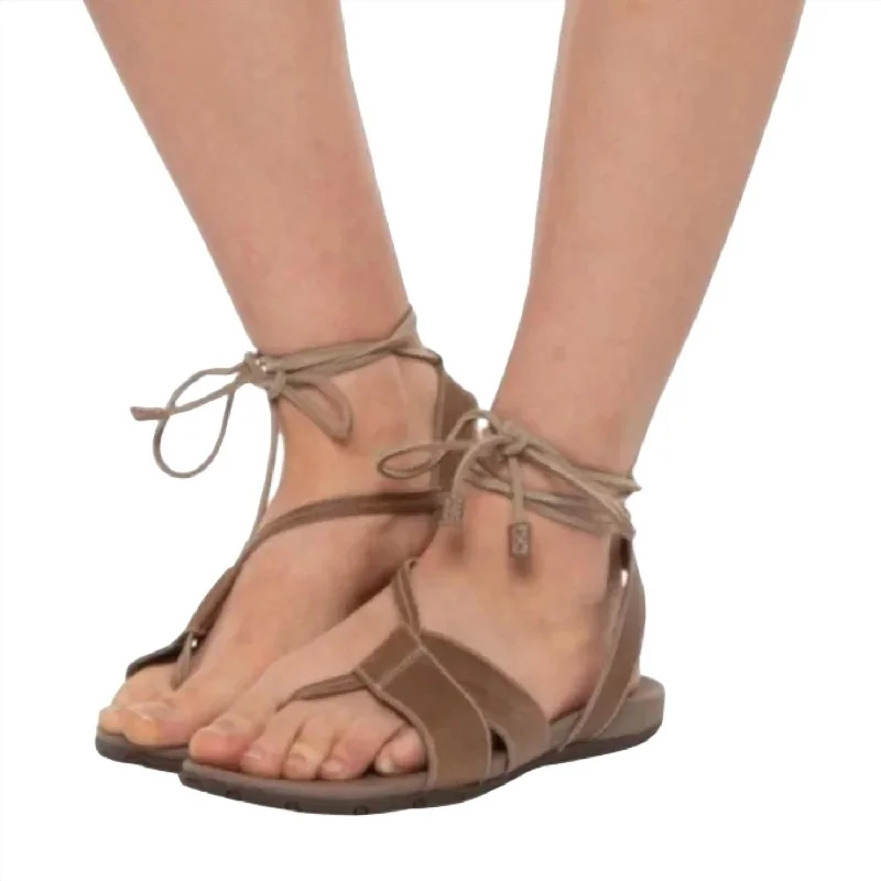 Waterproof Women's Rubber Beach Sandals with Arch Support in Blue for Water ActivitiesSage Sandal In Tan