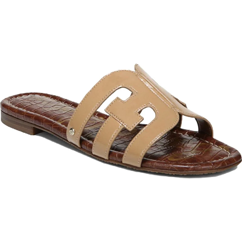 Elastic - Strap Women's Sandals with a Padded Toe in Teal for Easy On - and - OffSam Edelman Womens Bay Cut-Out Slip On Slide Sandals Elastic - Strap Women's Sandals with a Padded Toe in Teal for Easy On - and - OffSam Edelman Womens Bay Cut-Out Slip On Slide Sandals