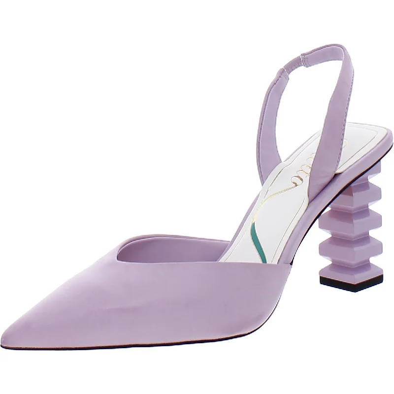 Lightweight Women's Mesh - Paneled Sandals in Yellow for BreathabilitySarto Franco Sarto Womens Leather Pointed Toe Slingback Sandals