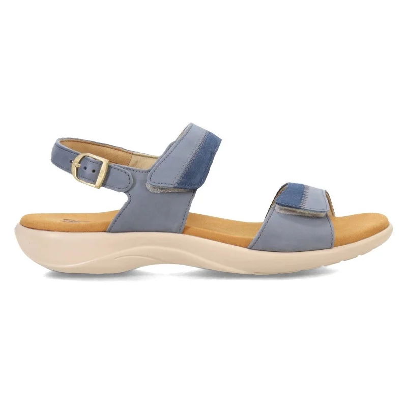 Women's Ankle - Strap Sandals with a Block Heel in Red for a Sophisticated StyleWomen's Ankle - Strap Sandals with a Block Heel in Red for a Sophisticated StyleSAS Women's Nudu Oceania Blue