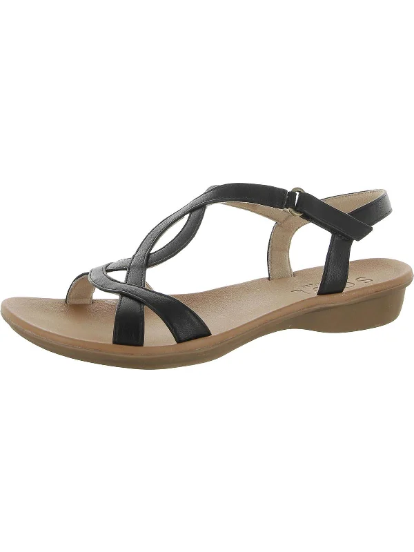 Women's Sandals with a Glitter - Coated Strap in Gold for a Sparkly Summer OutfitSolo Womens Faux Leather Ankle Strap Strappy Sandals Women's Sandals with a Glitter - Coated Strap in Gold for a Sparkly Summer OutfitSolo Womens Faux Leather Ankle Strap Strappy Sandals