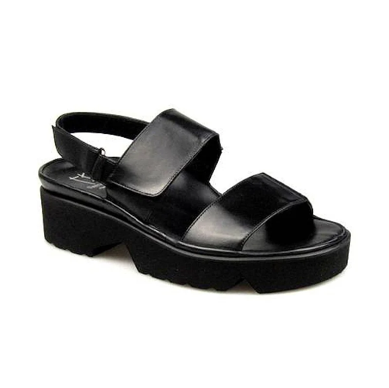 Women's Leather - Strapped Sandals with a Braided Detail in Brown for a Rustic AppealWomen's Leather - Strapped Sandals with a Braided Detail in Brown for a Rustic AppealThierry Rabotin Women's Barton Black Nappa Leather