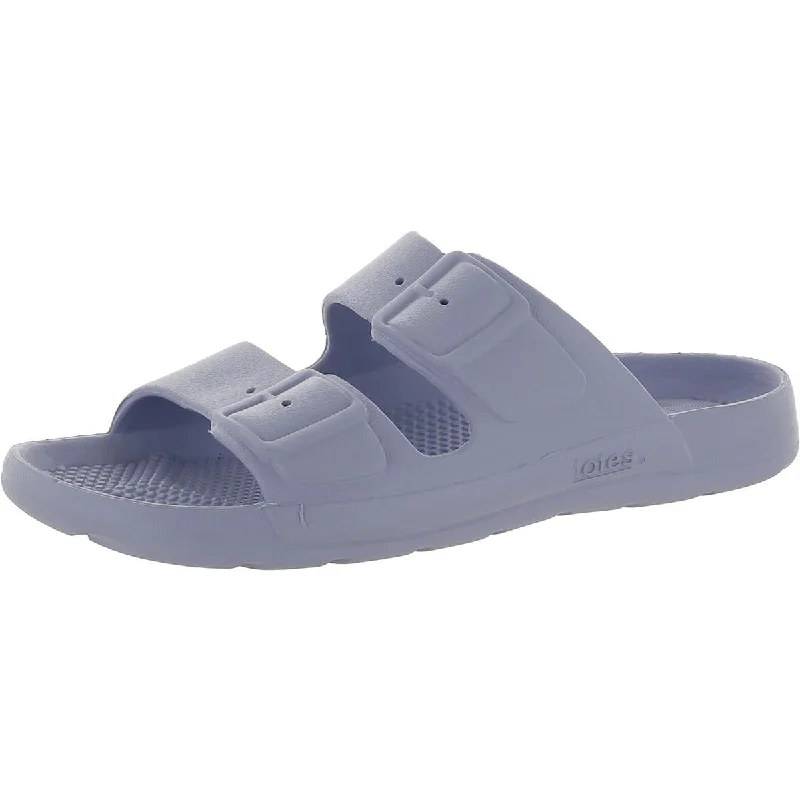 Anti - Slip Women's Sandals with a Grooved Sole in Green for Outdoor AdventuresAnti - Slip Women's Sandals with a Grooved Sole in Green for Outdoor AdventuresTotes Womens Comfort Insole Plastic Pool Slides