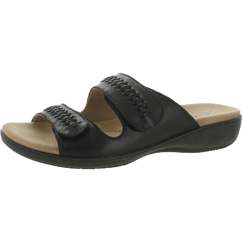 Child - Friendly Women's Sandals with a Secure Buckle in Purple for Moms on the GoChild - Friendly Women's Sandals with a Secure Buckle in Purple for Moms on the GoTrotters Womens Ruthie Woven Leather Slide Sandals