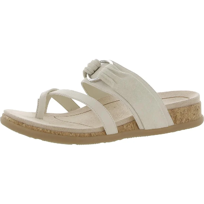 Cream Leather Suede