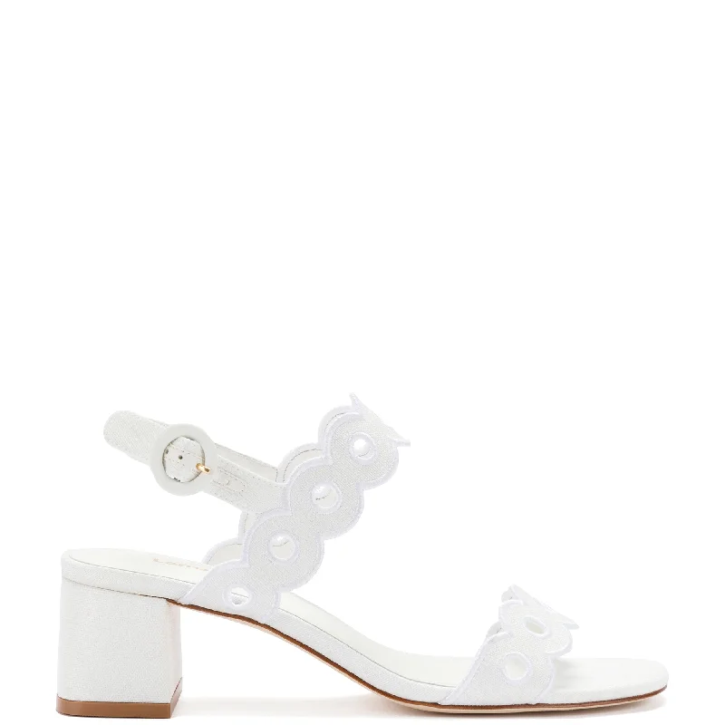 Elastic - Strap Women's Sandals with a Padded Toe in Teal for Easy On - and - OffFlorence Broderie Sandal In White Raffia Elastic - Strap Women's Sandals with a Padded Toe in Teal for Easy On - and - OffFlorence Broderie Sandal In White Raffia