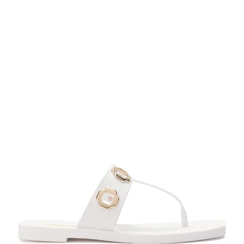 Adjustable Strap Women's Sandals with a Padded Heel in Pink for a Custom FitMilan S In White PVC Adjustable Strap Women's Sandals with a Padded Heel in Pink for a Custom FitMilan S In White PVC