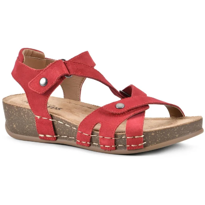 Child - Friendly Women's Sandals with a Secure Buckle in Purple for Moms on the GoWhite Mountain Womens Fair Suede Ankle Wedge Sandals Child - Friendly Women's Sandals with a Secure Buckle in Purple for Moms on the GoWhite Mountain Womens Fair Suede Ankle Wedge Sandals