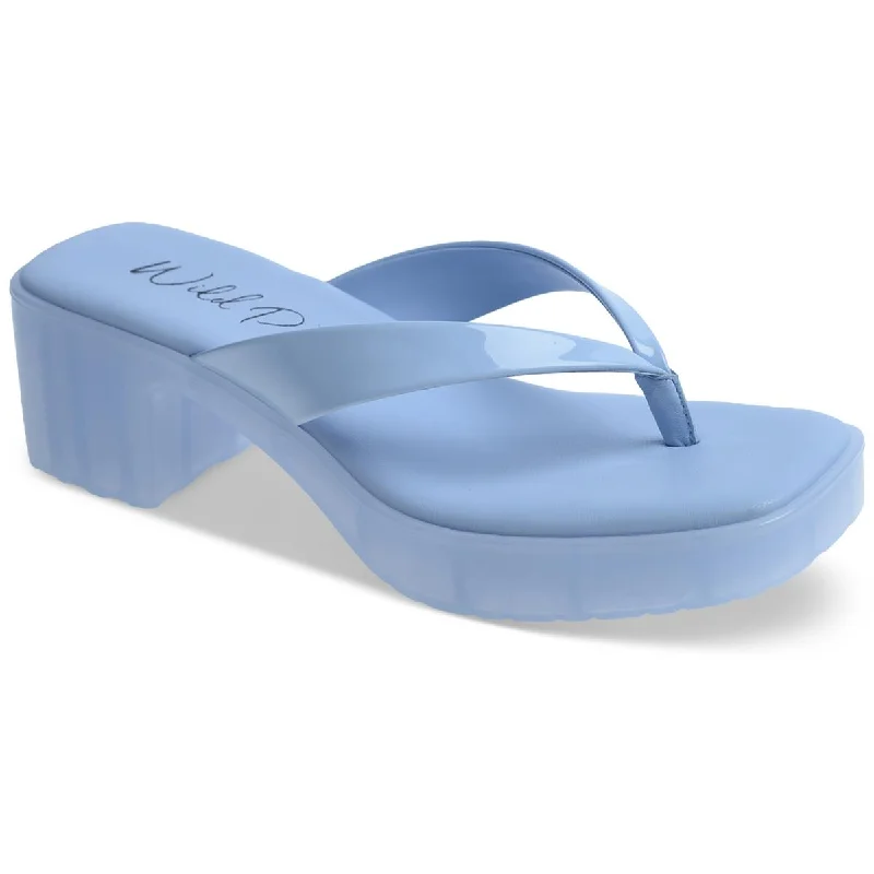 Shock - Absorbing Women's Sandals with a Soft Insole in Black for Active LifestylesShock - Absorbing Women's Sandals with a Soft Insole in Black for Active LifestylesWild Pair Womens Apolop Patent Heeled Platform Sandals