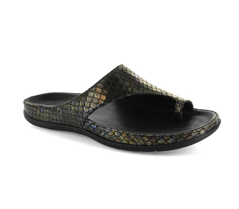 Women's Cork - Soled Espadrille Sandals with a Rope - Trimmed Upper in Navy for a Summer VibeWomen's Capri Ii Sandals In Black Snake Women's Cork - Soled Espadrille Sandals with a Rope - Trimmed Upper in Navy for a Summer VibeWomen's Capri Ii Sandals In Black Snake
