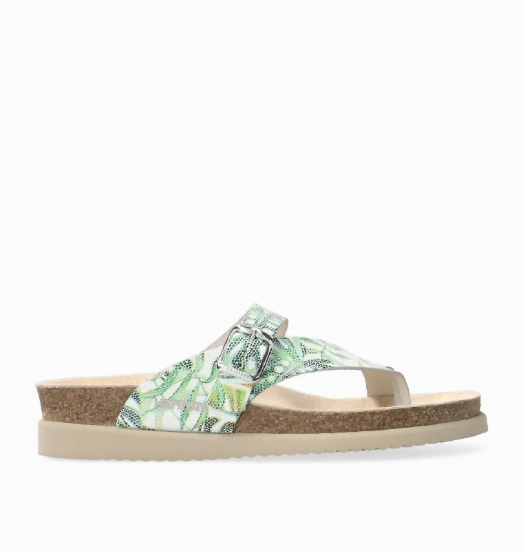Women's Sandals with a Glitter - Coated Strap in Gold for a Sparkly Summer OutfitWomen's Classic Helen Slide In Green Jungle Women's Sandals with a Glitter - Coated Strap in Gold for a Sparkly Summer OutfitWomen's Classic Helen Slide In Green Jungle