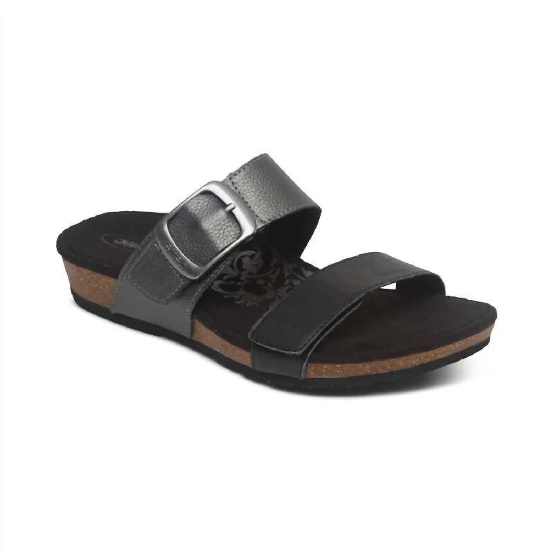 Adjustable Strap Women's Sandals with a Padded Heel in Pink for a Custom FitWomen's Daisy Adjustable Slide In Black Adjustable Strap Women's Sandals with a Padded Heel in Pink for a Custom FitWomen's Daisy Adjustable Slide In Black