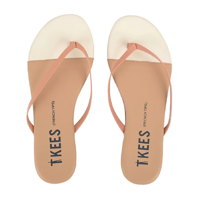 Women's Rhinestone - Embellished Open - Toe Sandals in Silver for a Glamorous Party LookWomen's French Tips Sandal In Ivory Sand