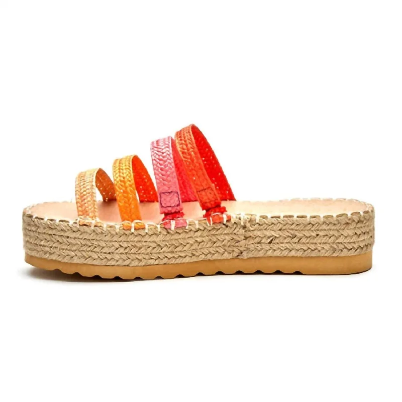 Women's Leather - Strapped Sandals with a Braided Detail in Brown for a Rustic AppealWomen's Gwen Sandals In Pink Multi Women's Leather - Strapped Sandals with a Braided Detail in Brown for a Rustic AppealWomen's Gwen Sandals In Pink Multi