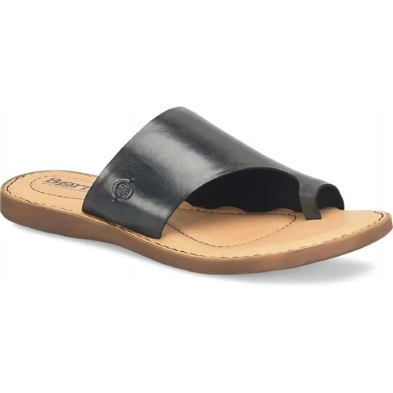 Women's Thong Sandals with a Beaded Design in Multicolor for a Beachy AestheticWomen's Hinti Toe Loop Slide Sandal In Black Women's Thong Sandals with a Beaded Design in Multicolor for a Beachy AestheticWomen's Hinti Toe Loop Slide Sandal In Black