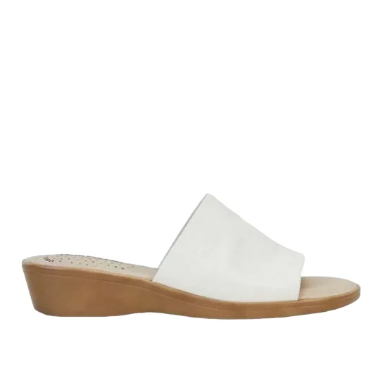 Shock - Absorbing Women's Sandals with a Soft Insole in Black for Active LifestylesWomens Hush Puppies Coco Slip On Leather White Wedges Sandals Shock - Absorbing Women's Sandals with a Soft Insole in Black for Active LifestylesWomens Hush Puppies Coco Slip On Leather White Wedges Sandals