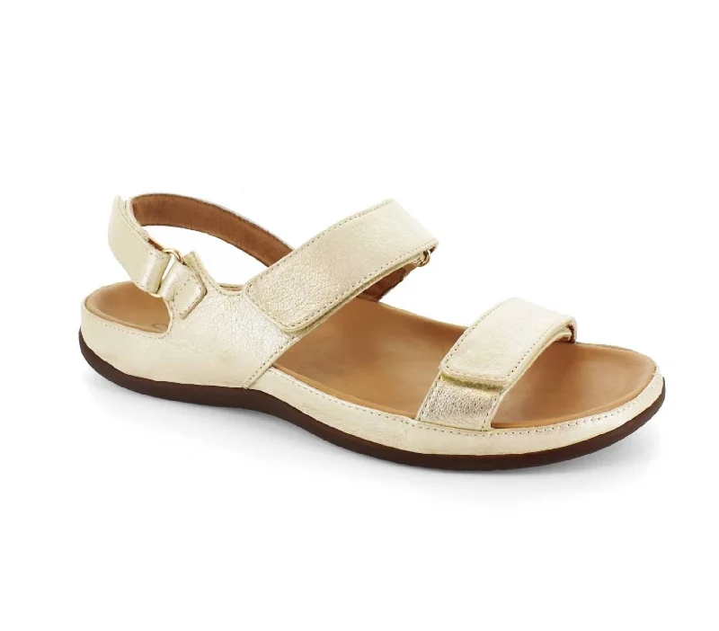 Anti - Slip Women's Sandals with a Grooved Sole in Green for Outdoor AdventuresWomen's Kona Sandals In Gold Metallic Anti - Slip Women's Sandals with a Grooved Sole in Green for Outdoor AdventuresWomen's Kona Sandals In Gold Metallic