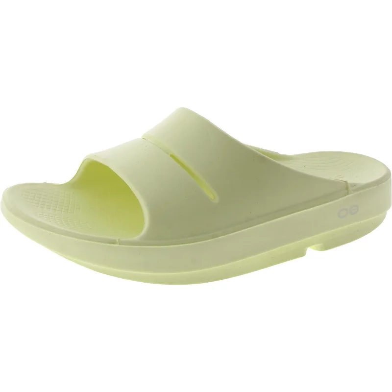 Women's Ankle - Strap Sandals with a Block Heel in Red for a Sophisticated StyleWomens Lightweight Casual Pool Slides Women's Ankle - Strap Sandals with a Block Heel in Red for a Sophisticated StyleWomens Lightweight Casual Pool Slides
