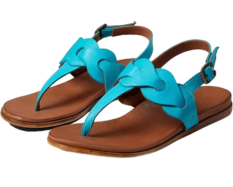 Women's Ankle - Strap Sandals with a Block Heel in Red for a Sophisticated StyleWomen's Whitney Sandals In Turq