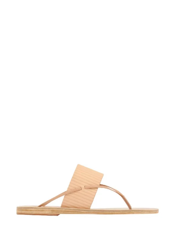 Shock - Absorbing Women's Sandals with a Soft Insole in Black for Active LifestylesYni Vachetta Sandals In Natural Shock - Absorbing Women's Sandals with a Soft Insole in Black for Active LifestylesYni Vachetta Sandals In Natural