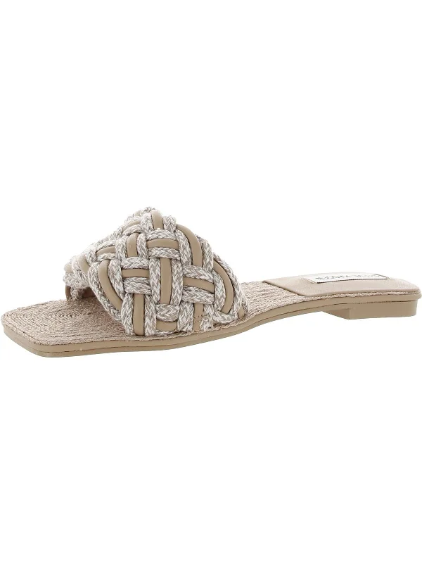 Women's Sandals with a Glitter - Coated Strap in Gold for a Sparkly Summer OutfitWomen's Sandals with a Glitter - Coated Strap in Gold for a Sparkly Summer OutfitZeal Womens Flat Slip On Slide Sandals