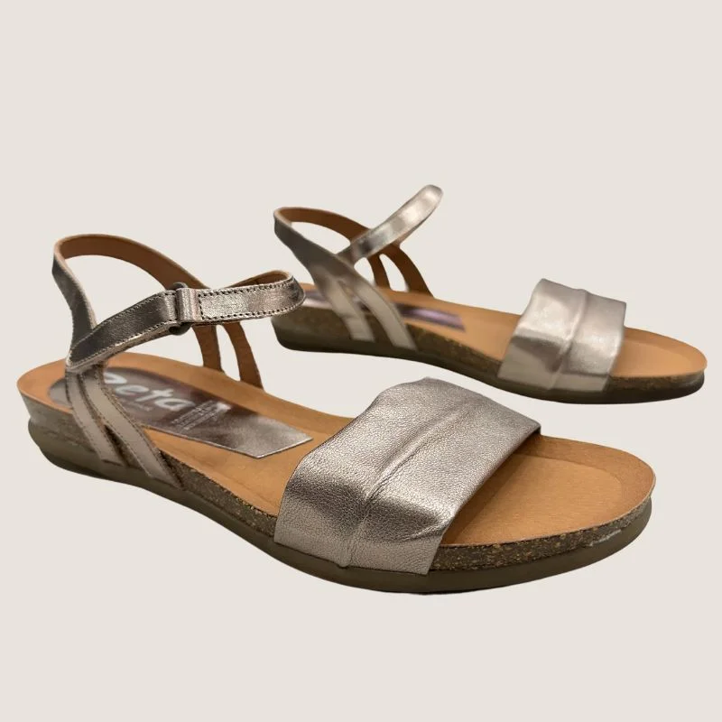 Orthopedic Women's Sandals with Arch Support in Gray for Foot HealthOrthopedic Women's Sandals with Arch Support in Gray for Foot HealthZeta Reba Sandal