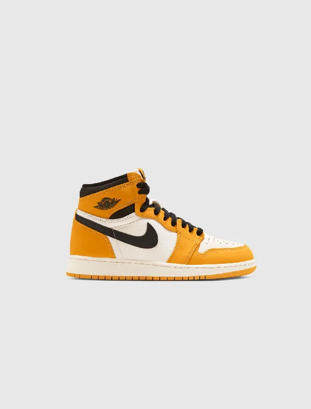 Women's Sneakers with Removable Insoles for Easy Cleaning and CustomizationAIR JORDAN 1 RETRO HIGH OG "YELLOW OCHRE" GS Women's Sneakers with Removable Insoles for Easy Cleaning and CustomizationAIR JORDAN 1 RETRO HIGH OG "YELLOW OCHRE" GS