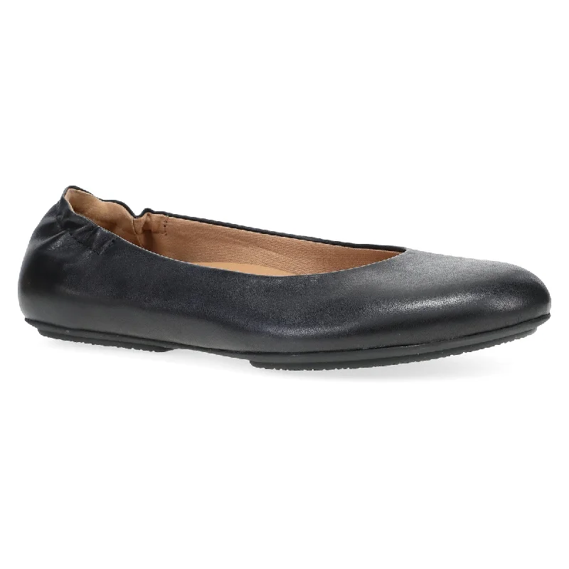 Slip - On Women's Canvas Sneakers in Navy for Easy and Effortless WearWomen's Mollie Nappa Flat - Black Slip - On Women's Canvas Sneakers in Navy for Easy and Effortless WearWomen's Mollie Nappa Flat - Black