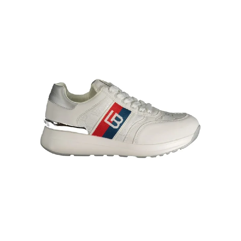 Low - Top Women's Tennis Sneakers in Bright Neon for a Pop of Color on the CourtLaura Biagiotti Polyester Women's Sneaker Low - Top Women's Tennis Sneakers in Bright Neon for a Pop of Color on the CourtLaura Biagiotti Polyester Women's Sneaker