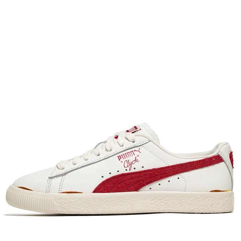 High - Top Women's Leather Sneakers in Black for a Stylish and Durable OptionPuma Clyde Neverworn III - Warm White/Chalk Red High - Top Women's Leather Sneakers in Black for a Stylish and Durable OptionPuma Clyde Neverworn III - Warm White/Chalk Red